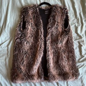 Zara Faux Fur Vest